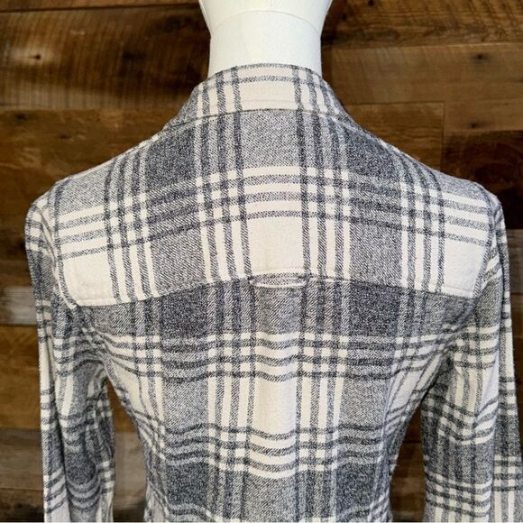 AMERICAN EAGLE 🦅 Grey/off white-flannel 100% cotton slim fit sz s - Picture 5 of 15